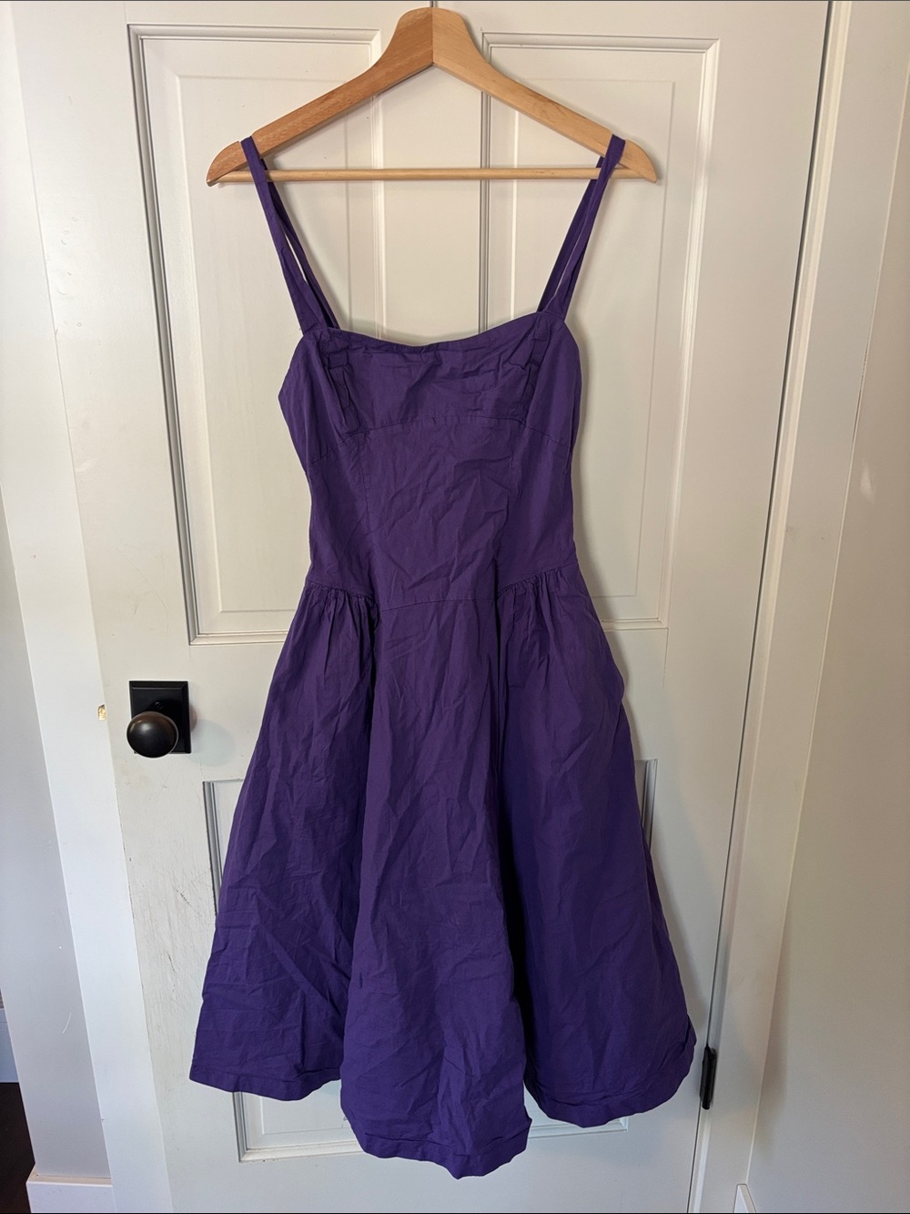 Free People Purple Midi A-Line Sundress